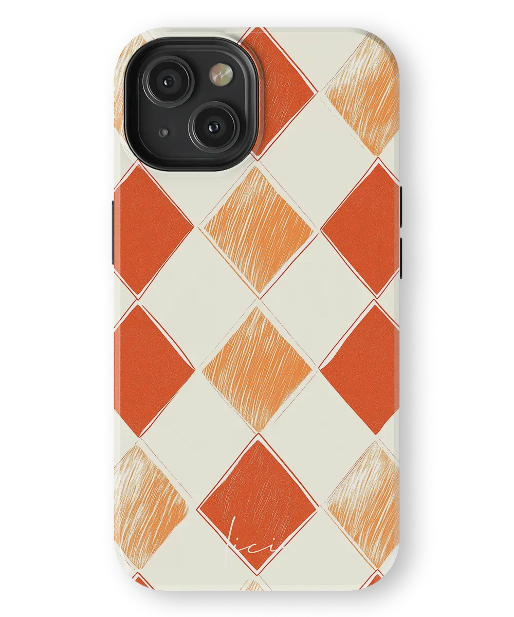 Orange Rhombus - iPhone 13