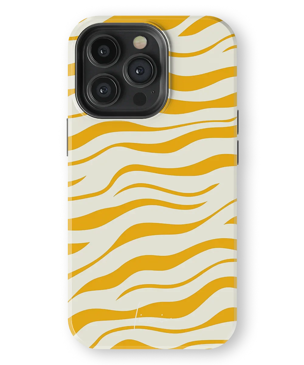 Stylisches gelbes Zebra - iPhone 13 Pro