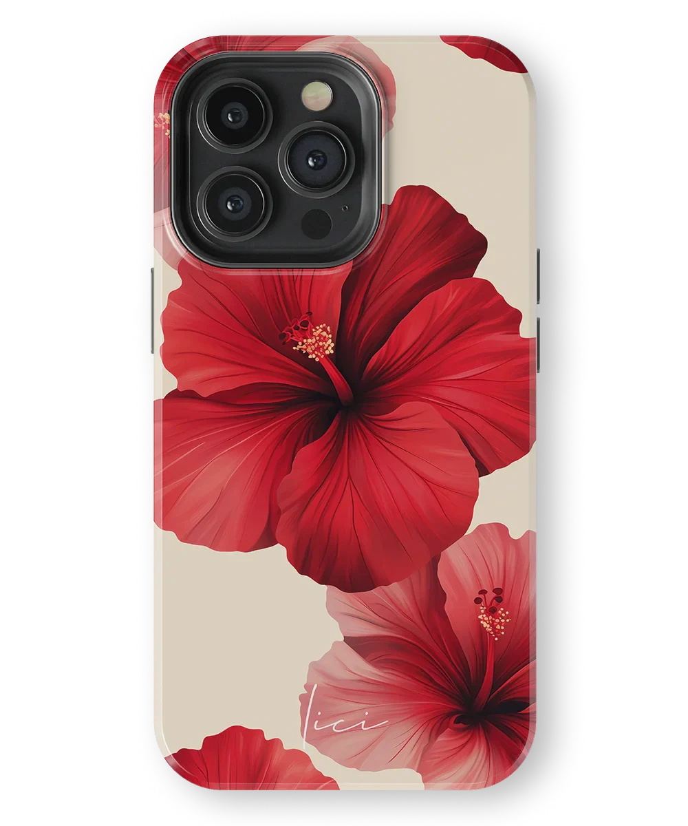 Roter Hibiskus - iPhone 13 Pro