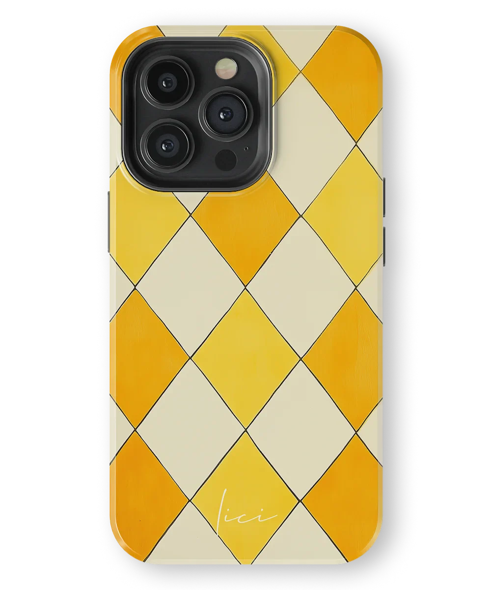 Yellow Rhombus - iPhone 13 Pro
