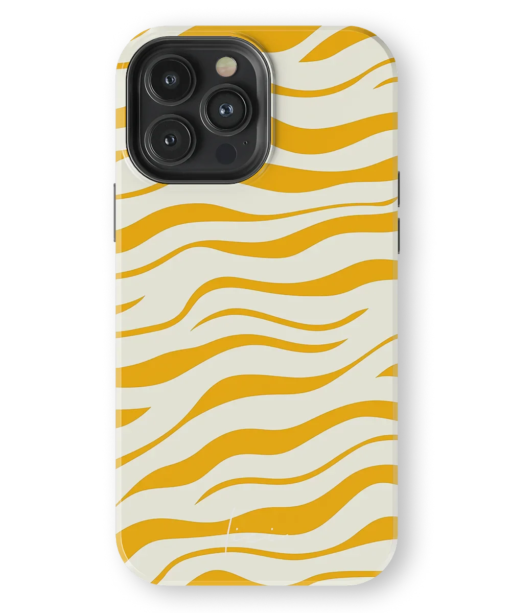 Stylisches gelbes Zebra - iPhone 13 Pro Max