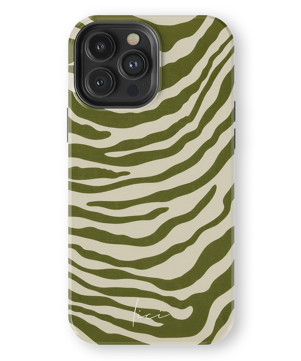 Olive Zebra - iPhone 13 Pro Max