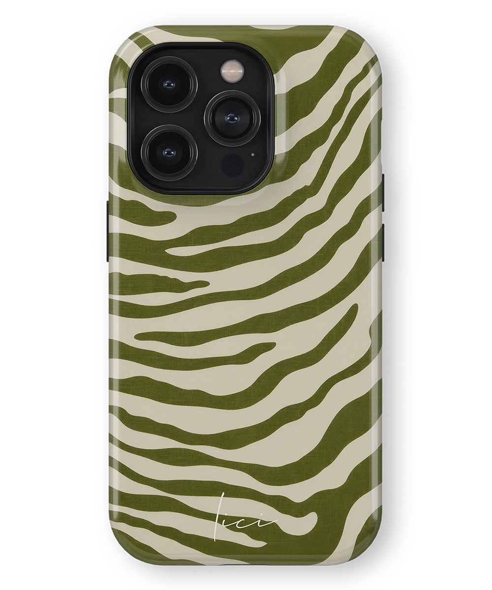 Olive Zebra - iPhone 14 Pro