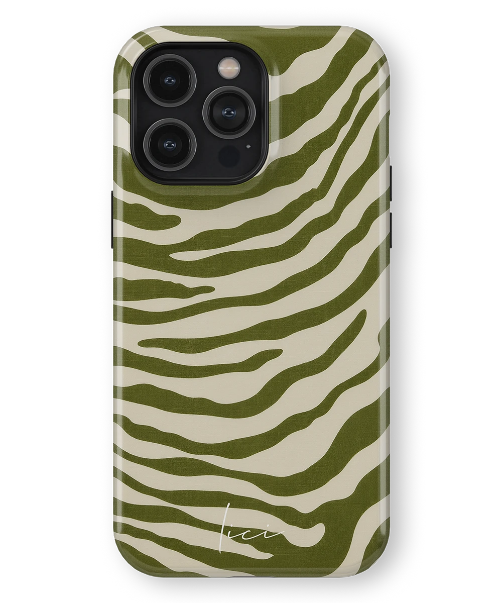 Olive Zebra - iPhone 14 Pro Max