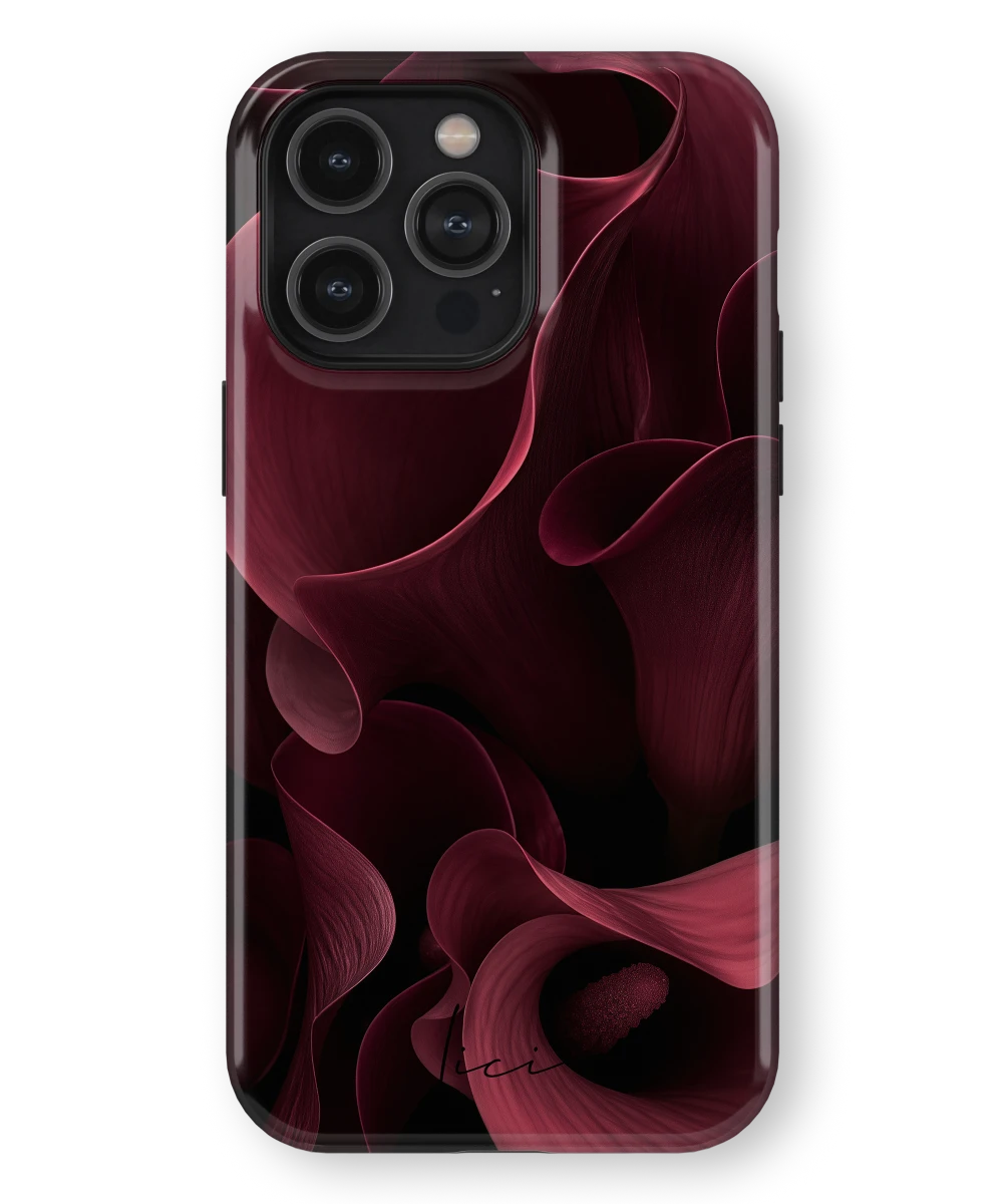 Burgundy Calla - iPhone 14 Pro Max