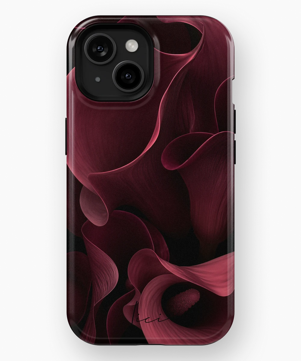 Burgundy Calla - iPhone 15
