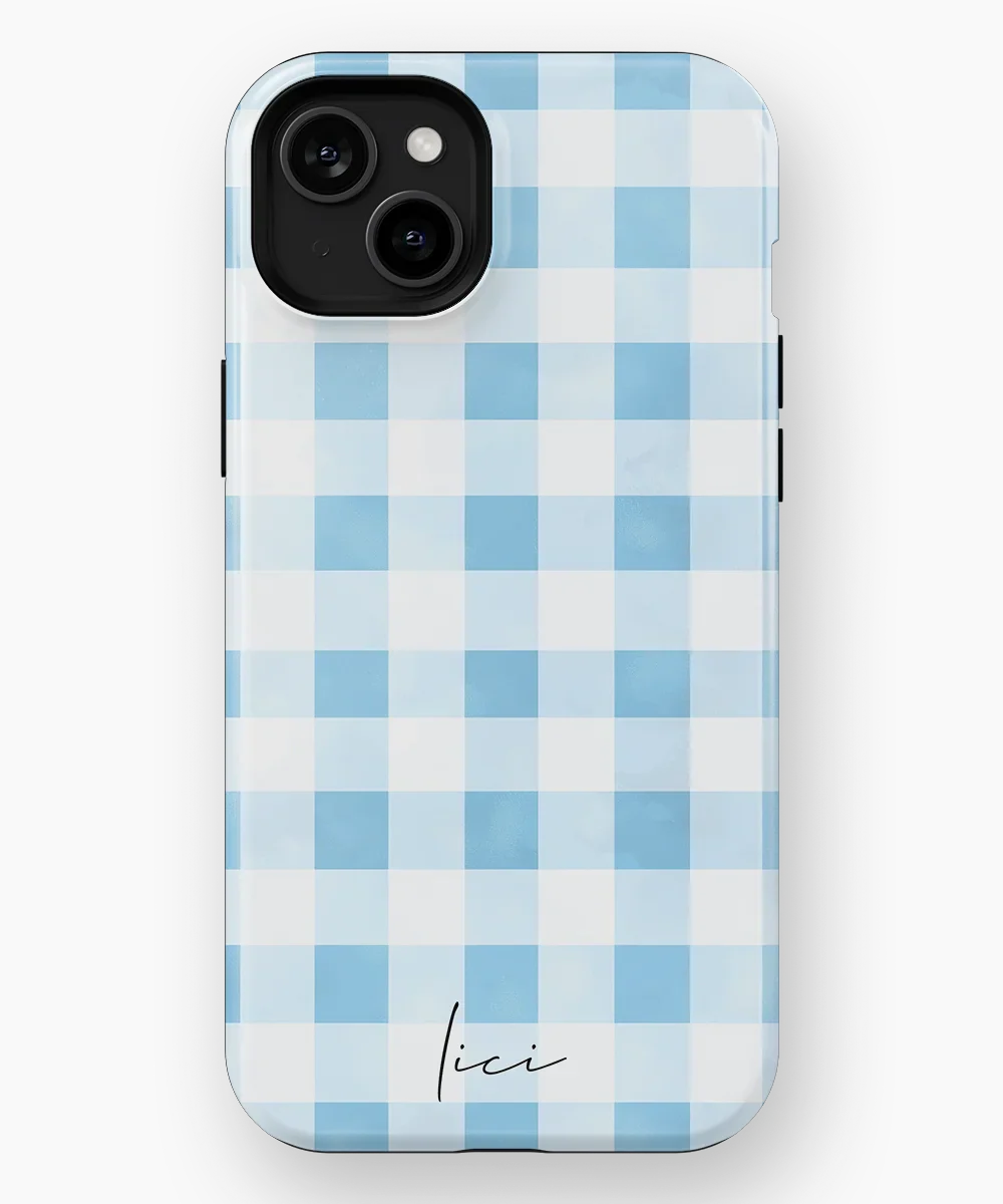 Pastel Checks - iPhone 15 Plus