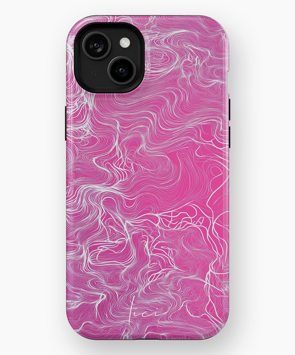 Abstract Pink - iPhone 15 Plus