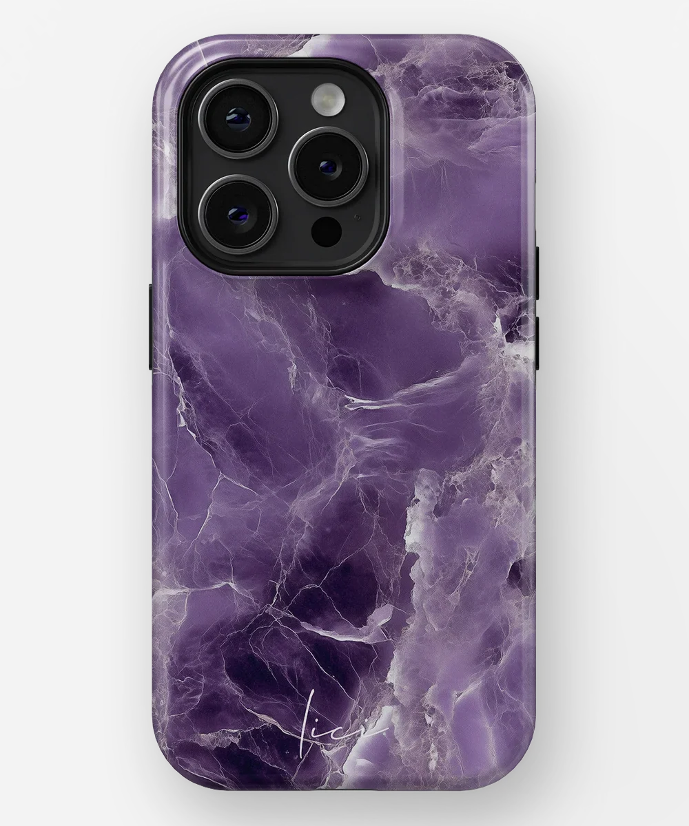 Фіолетовий мармур - iPhone 15 Pro
