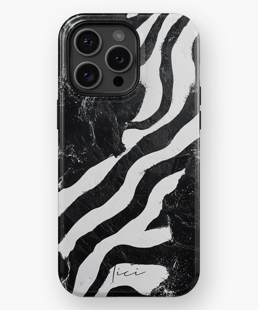 Schwarzes Zebra - iPhone 15 Pro Max