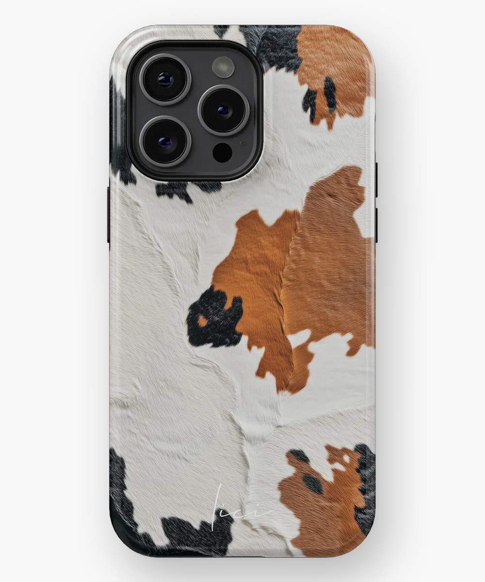 Luxuriöse braune Kuh - iPhone 15 Pro Max