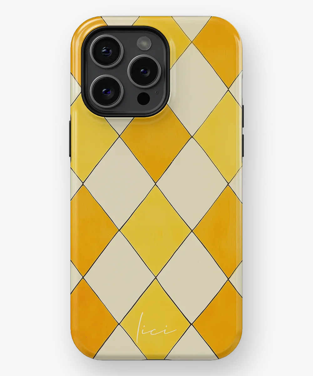 Yellow Rhombus - iPhone 15 Pro Max