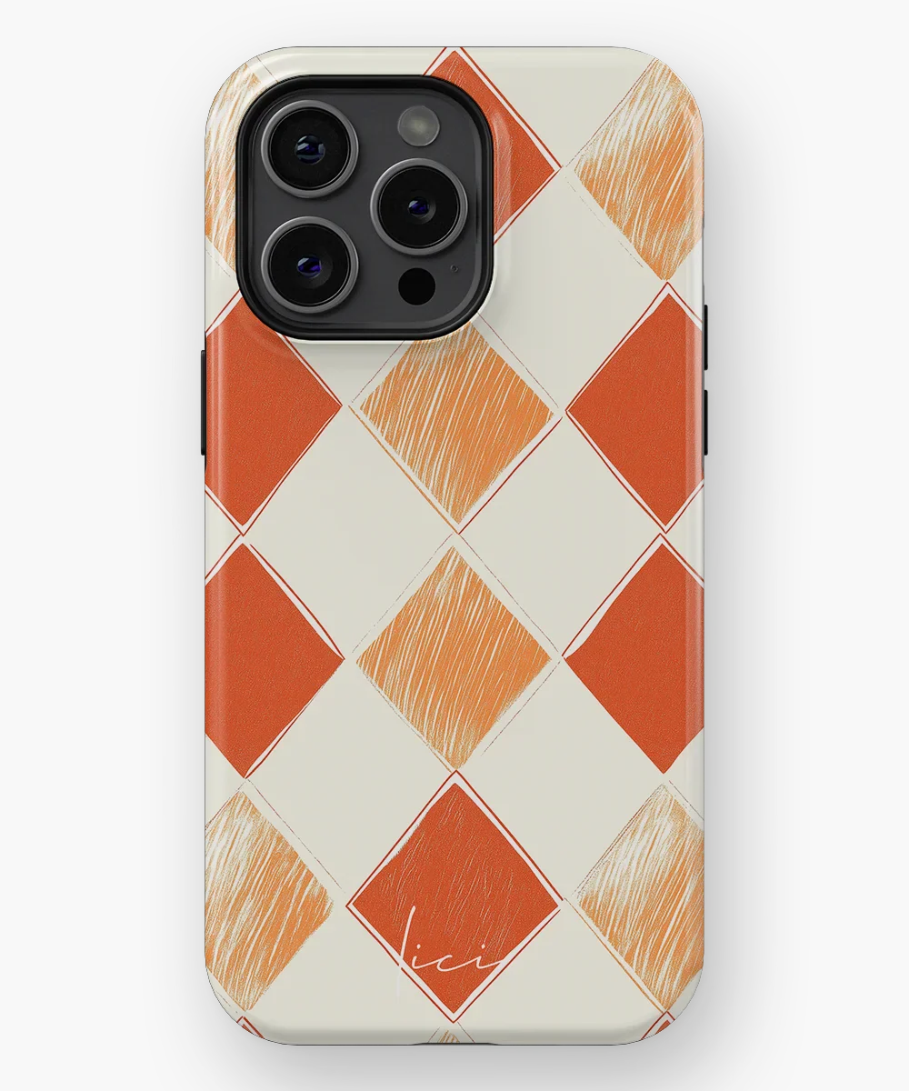 Orange Rhombus - iPhone 15 Pro Max