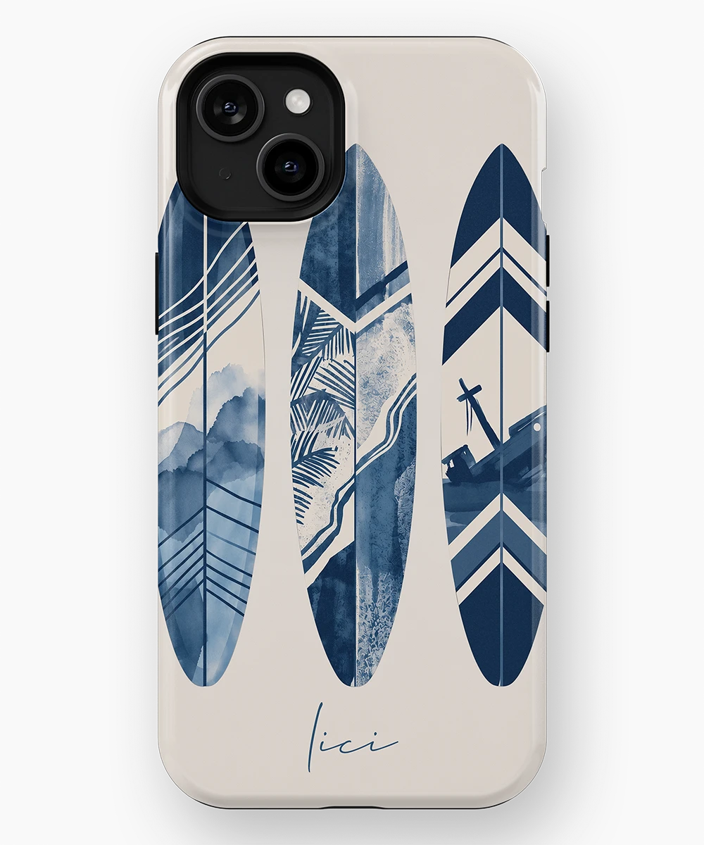 Blaue Welle - iPhone 15 Plus