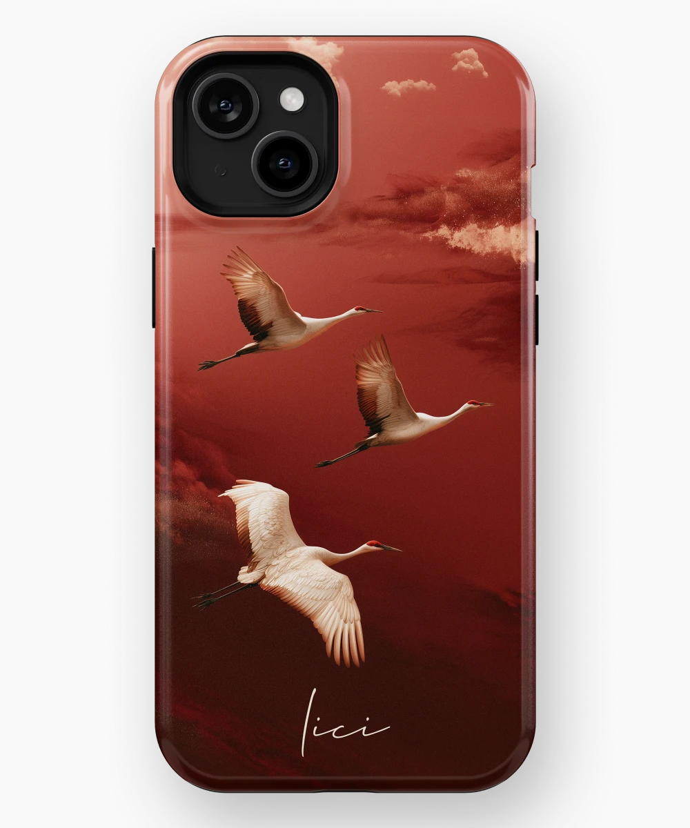 Karmazynowe Niebo - iPhone 15 Plus