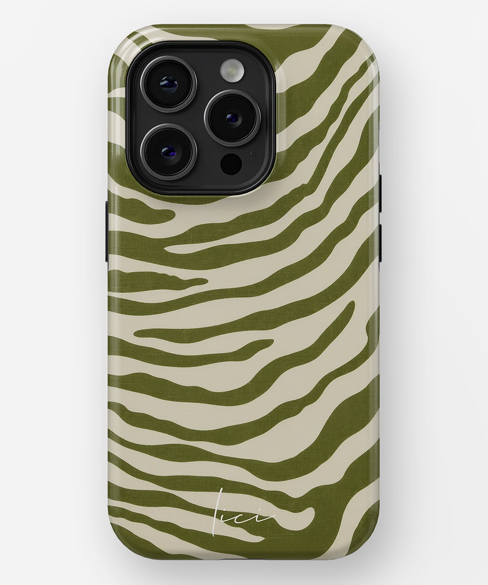 Olive Zebra - iPhone 15 Pro