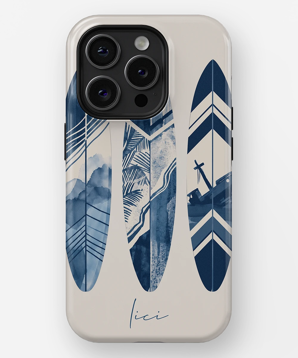 Blaue Welle - iPhone 15 Pro