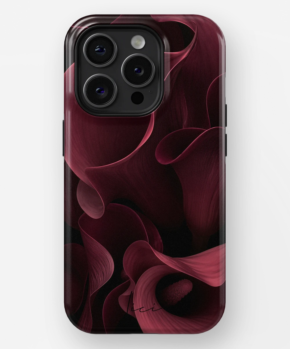 Burgundy Calla - iPhone 15 Pro