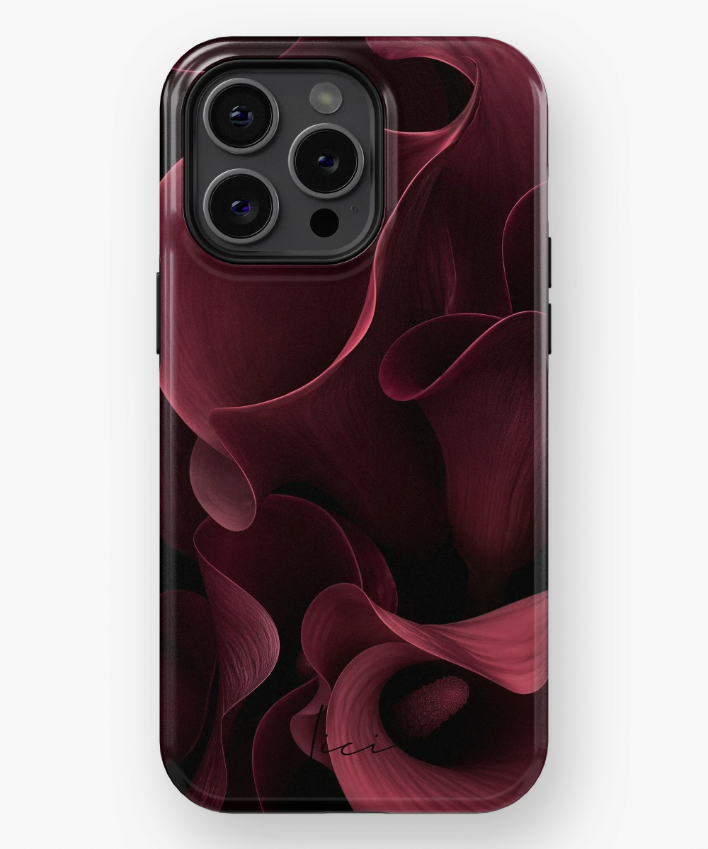 Burgundy Calla - iPhone 15 Pro Max
