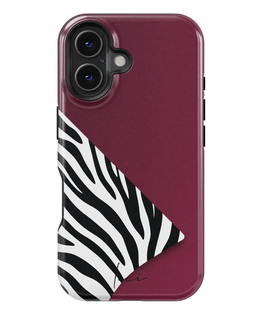 Burgund-Zebra - iPhone 16