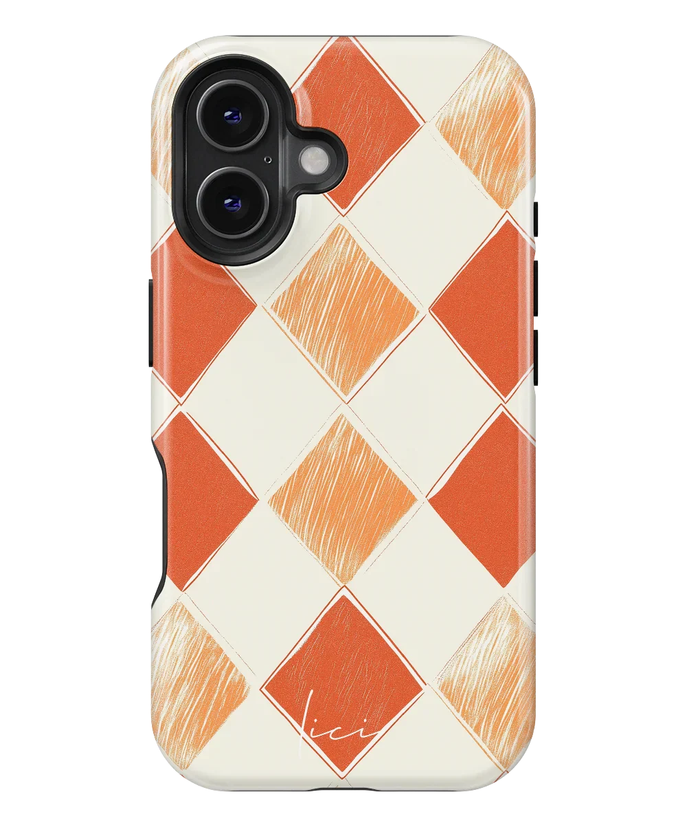 Orange Rhombus - iPhone 16