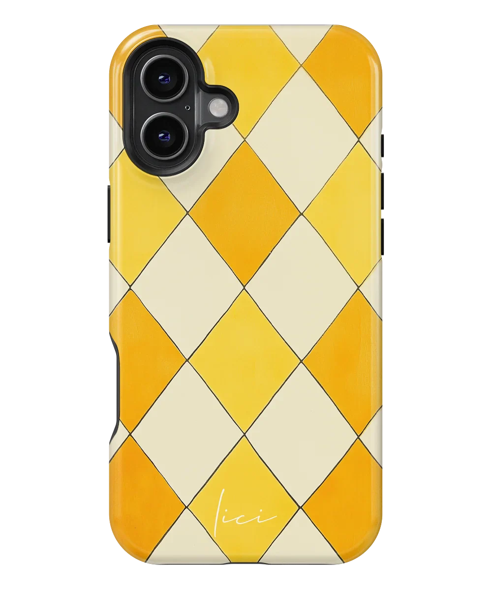 Yellow Rhombus - iPhone 16 Plus