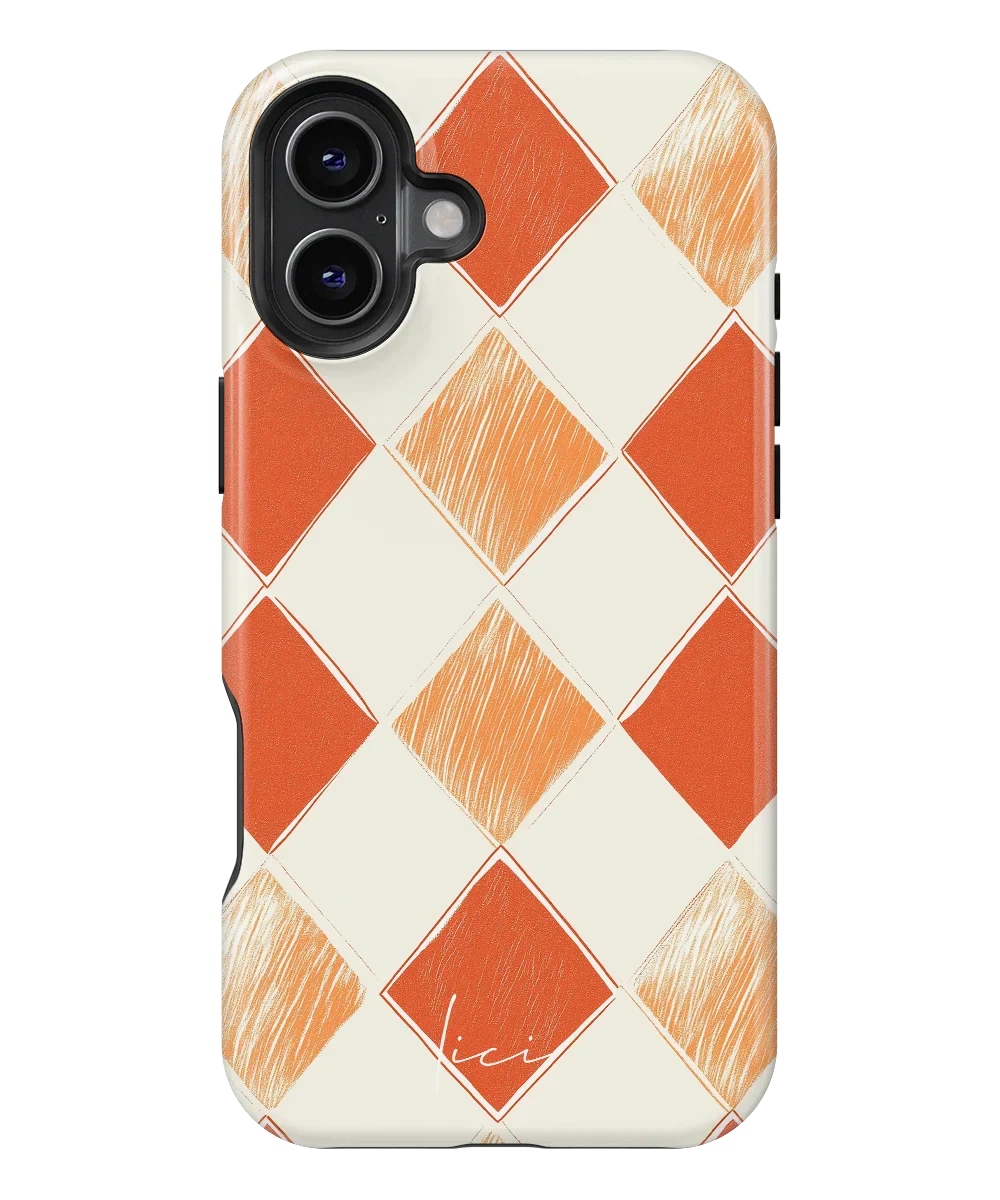 Orange Rhombus - iPhone 16 Plus
