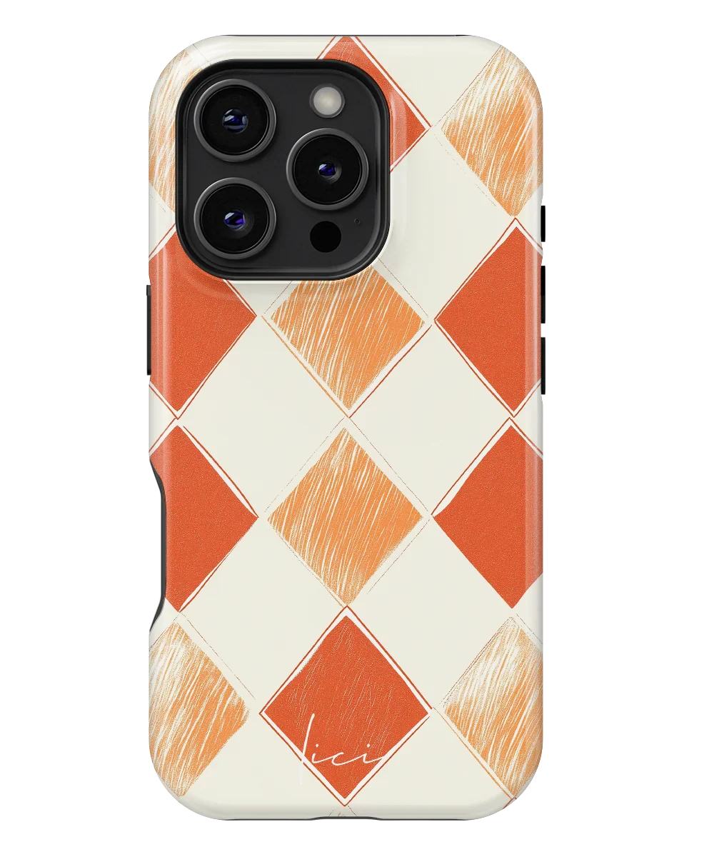 Orange Rhombus - iPhone 16 Pro