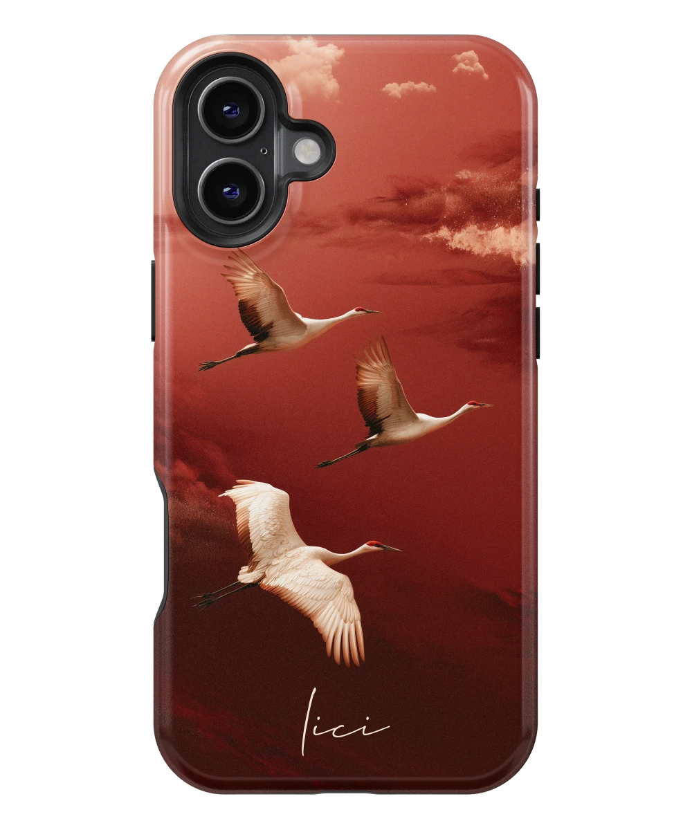 Crimson Sky - iPhone 16 Plus