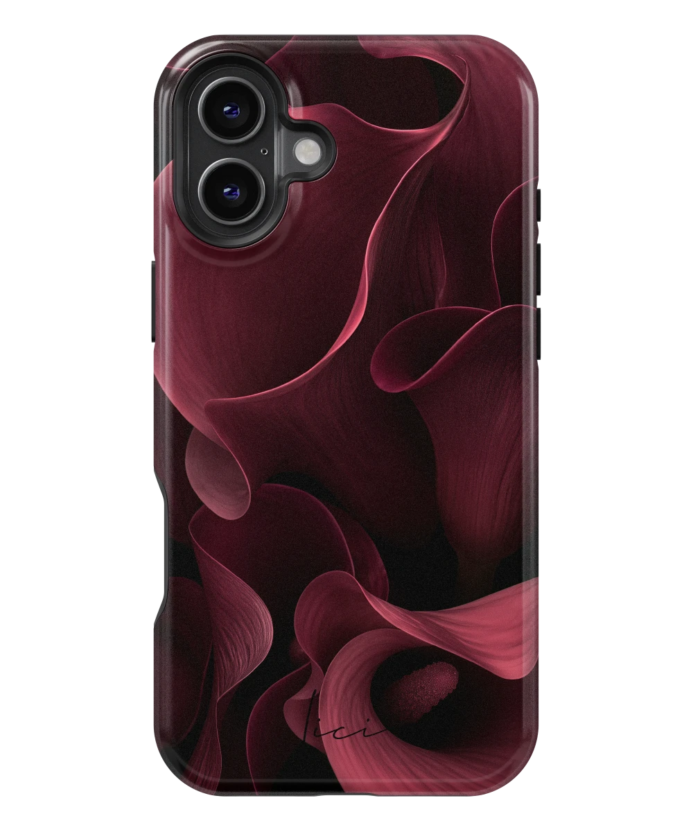 Burgundy Calla - iPhone 16 Plus