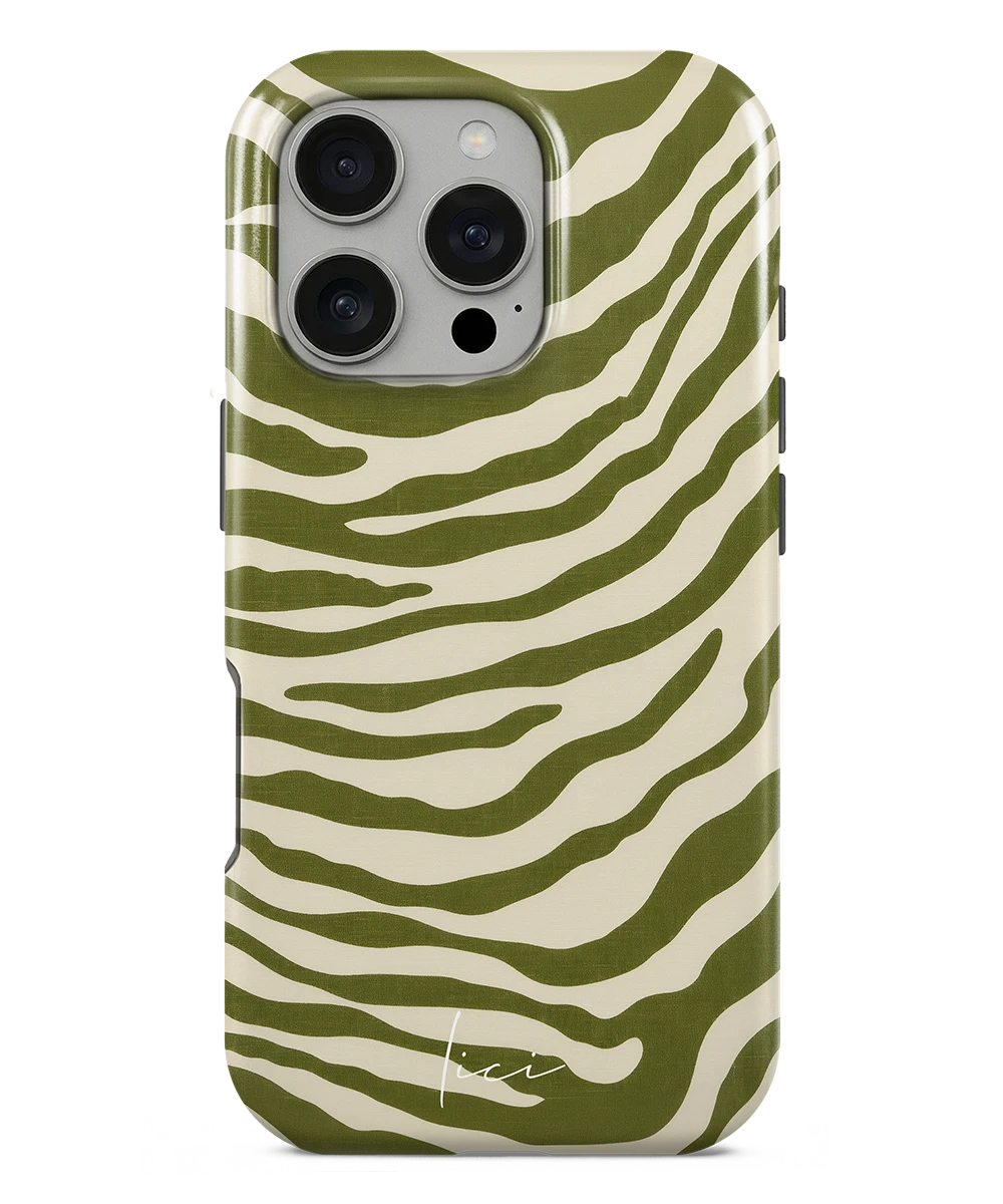 Olive Zebra - iPhone 16 Pro