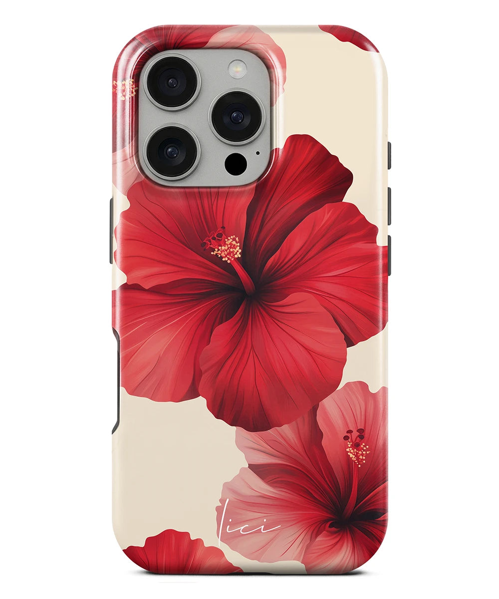 Czerwony Hibiskus - iPhone 16 Pro
