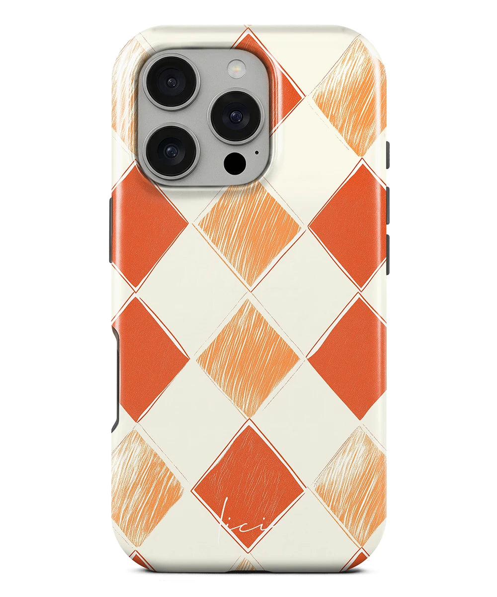 Orange Rhombus - iPhone 16 Pro