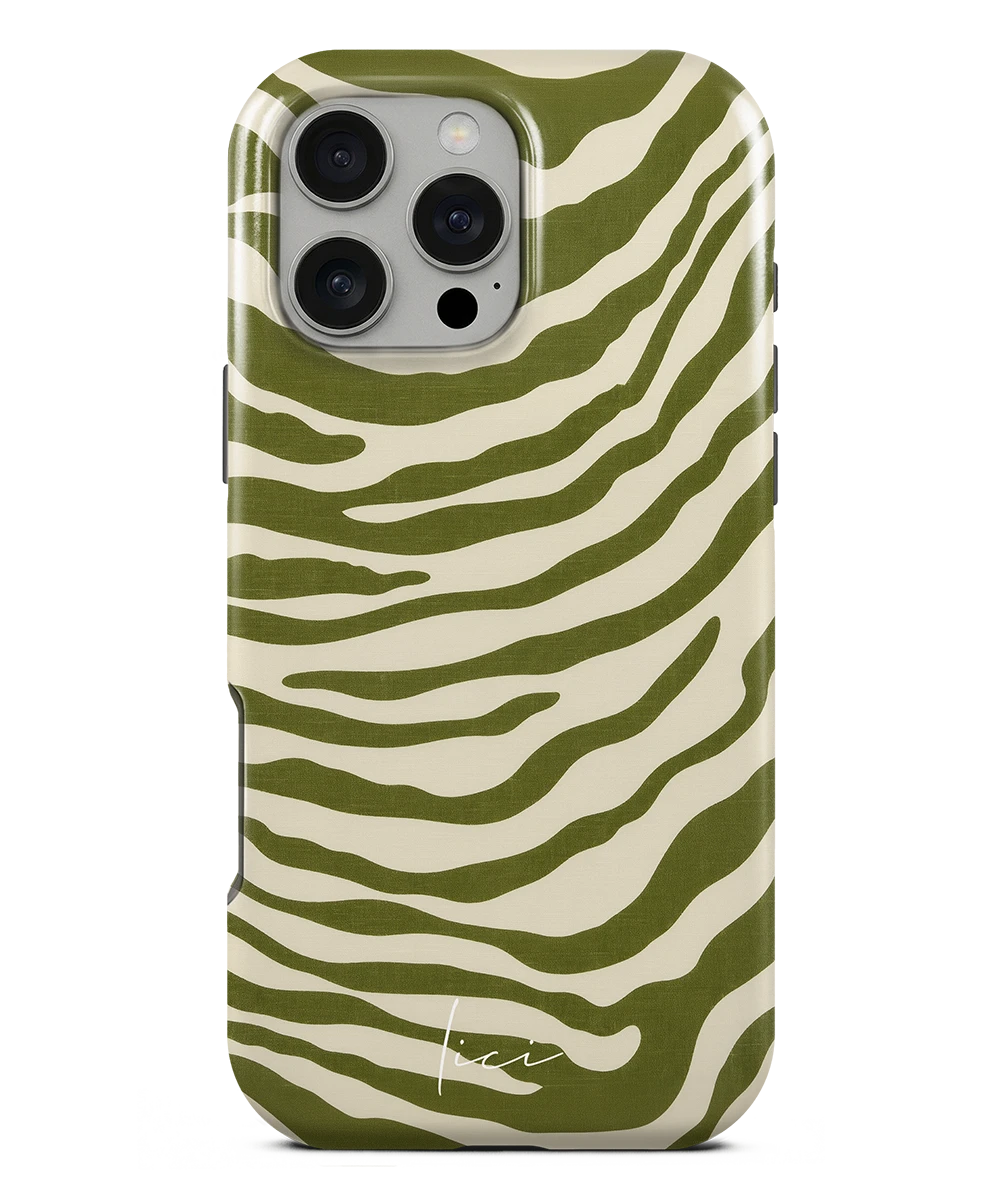 Olive Zebra - iPhone 16 Pro Max