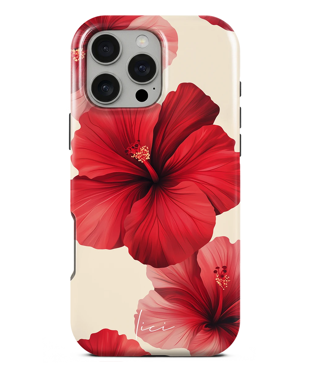 Red Hibiscus - iPhone 16 Pro Max