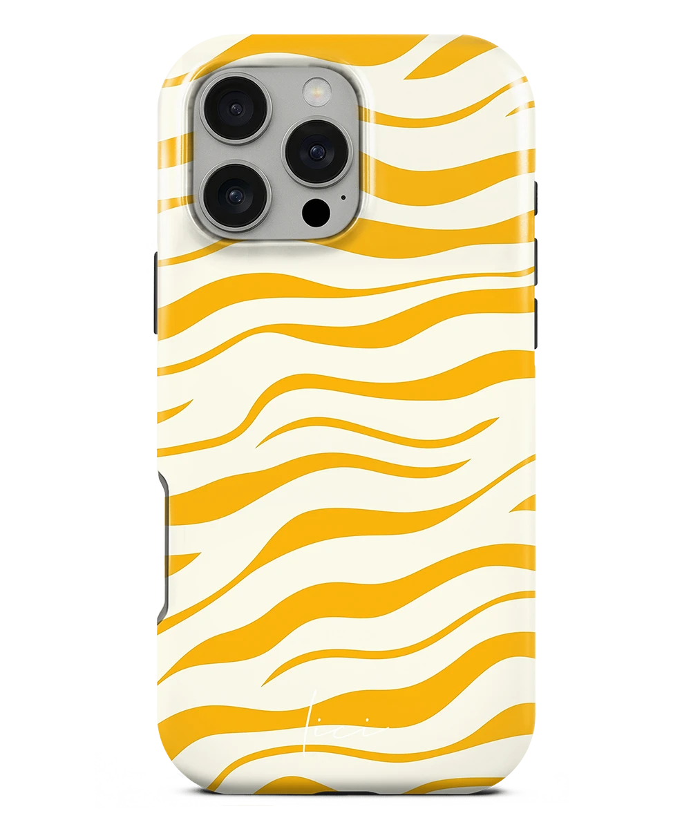 Stylish Yellow Zebra - iPhone 16 Pro Max
