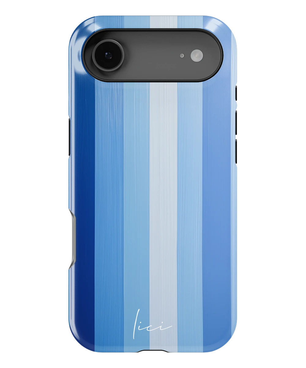 Striped Blue Block - iPhone Air