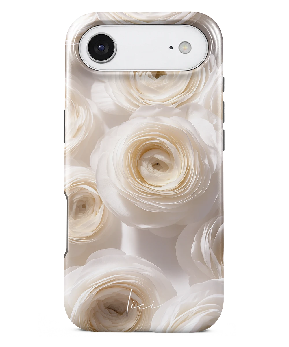 White Ranunculus - iPhone Air