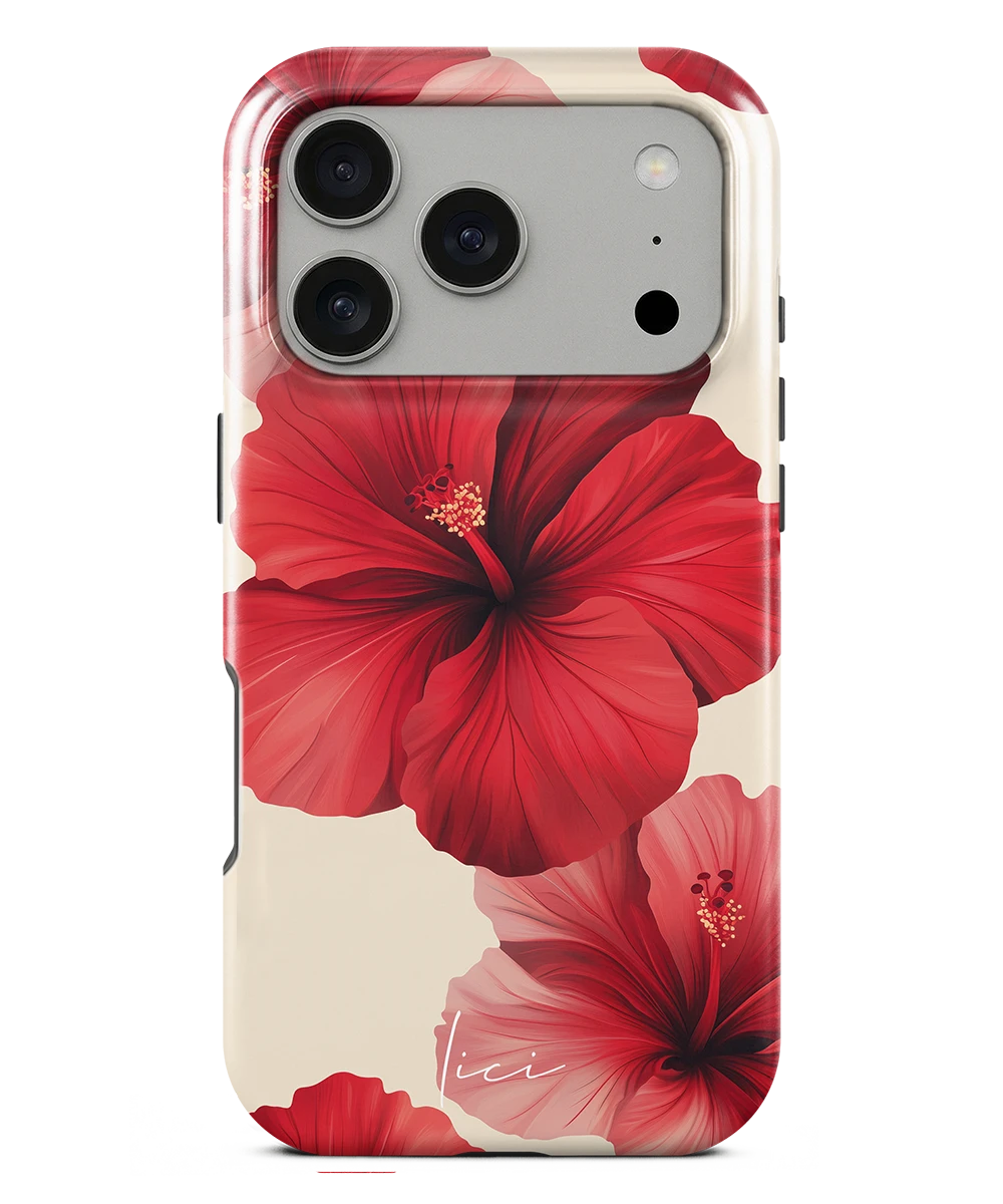Roter Hibiskus - iPhone 17 Pro