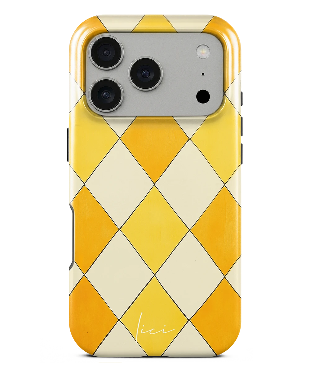 Gelber Rombus - iPhone 17 Pro