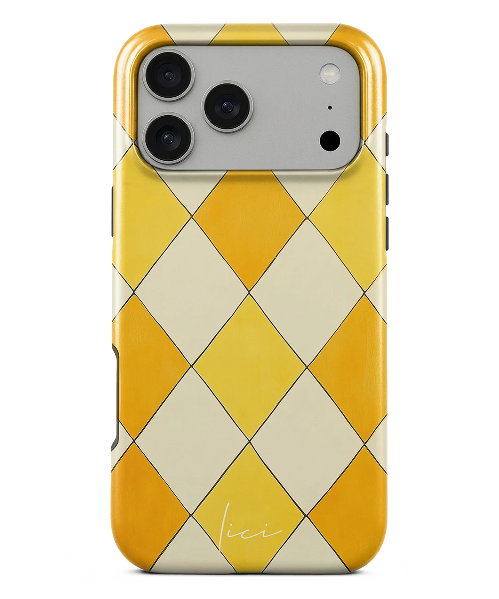 Gelber Rombus - iPhone 17 Pro Max