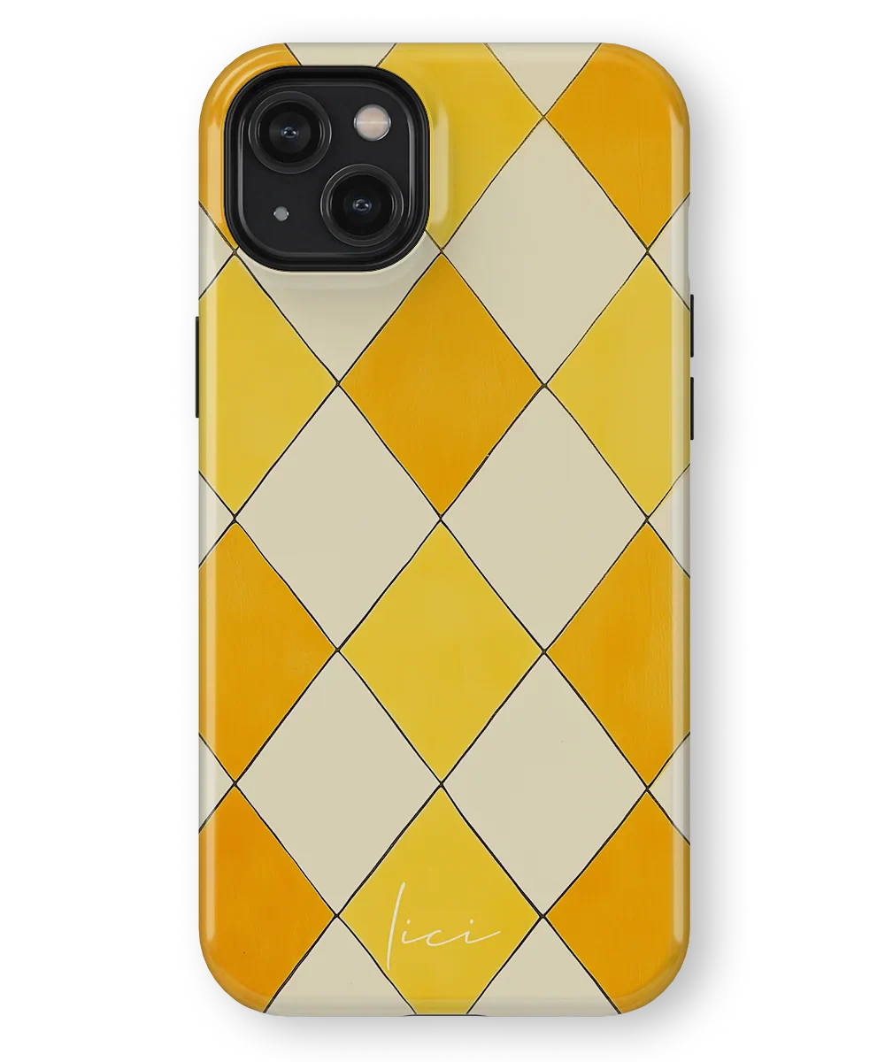 Yellow Rhombus - iPhone 14 Plus