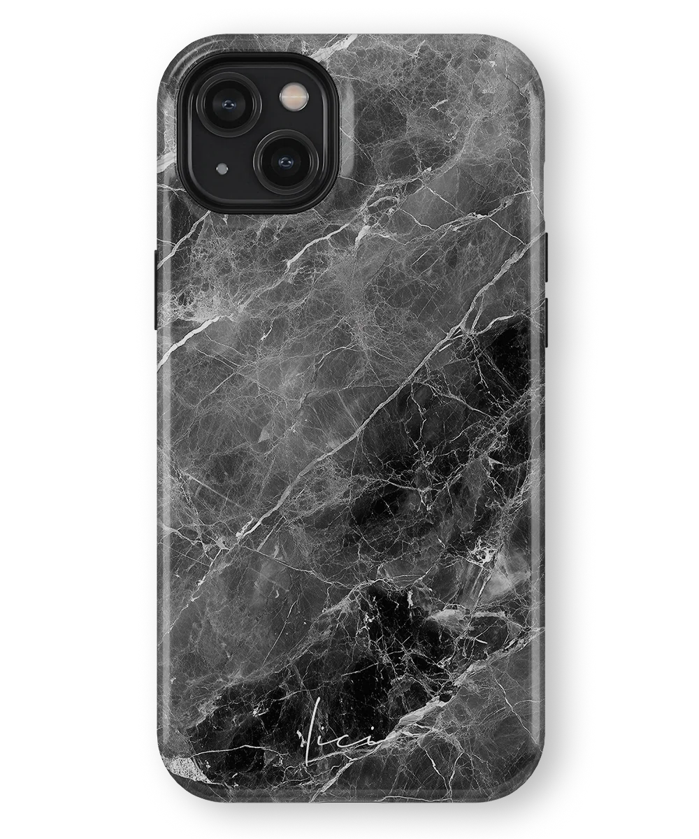 Grauer Marmor - iPhone 14 Plus