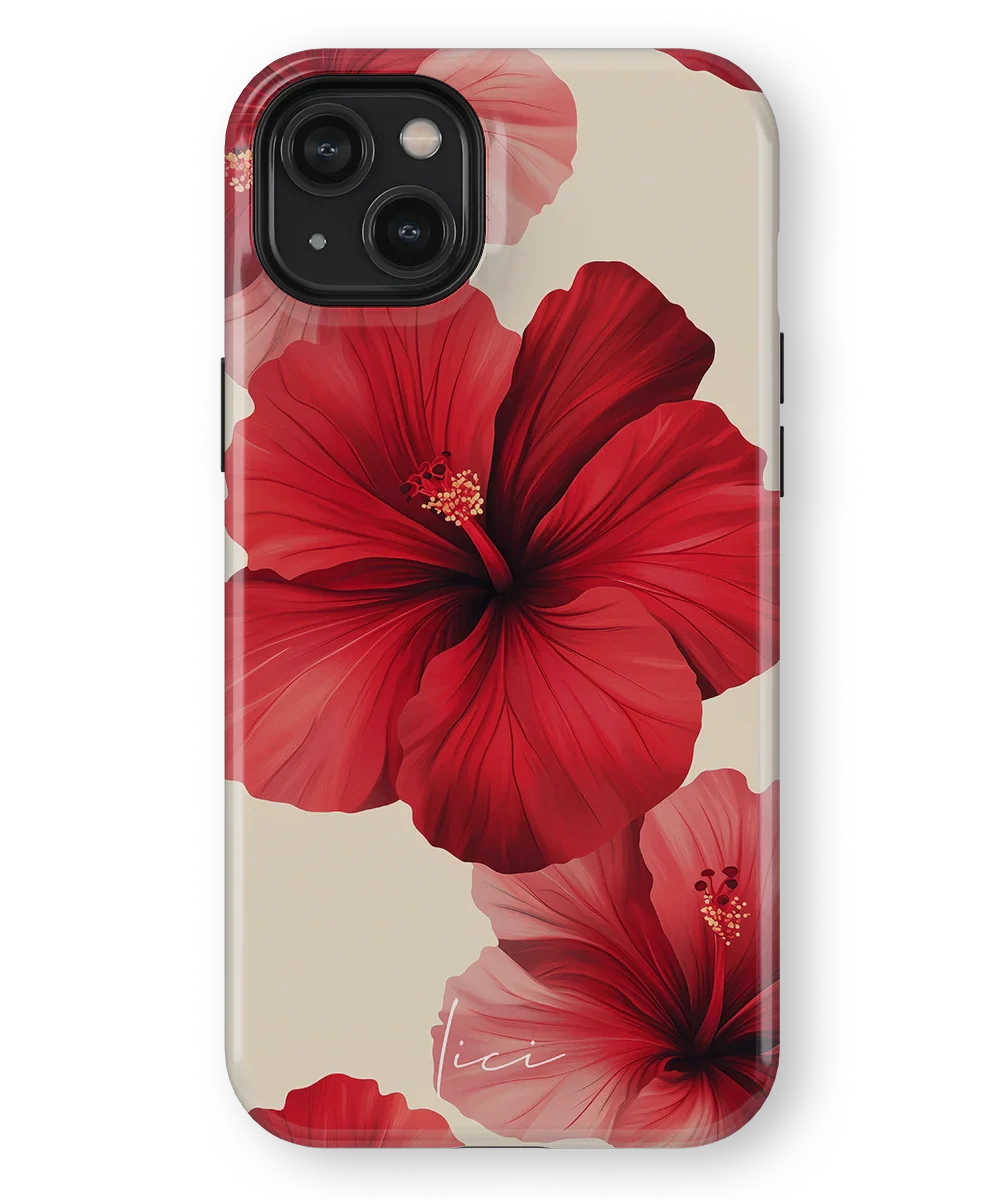Roter Hibiskus - iPhone 14 Plus