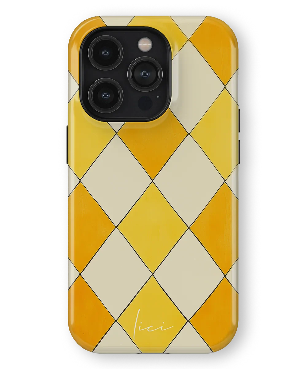 Yellow Rhombus - iPhone 14 Pro