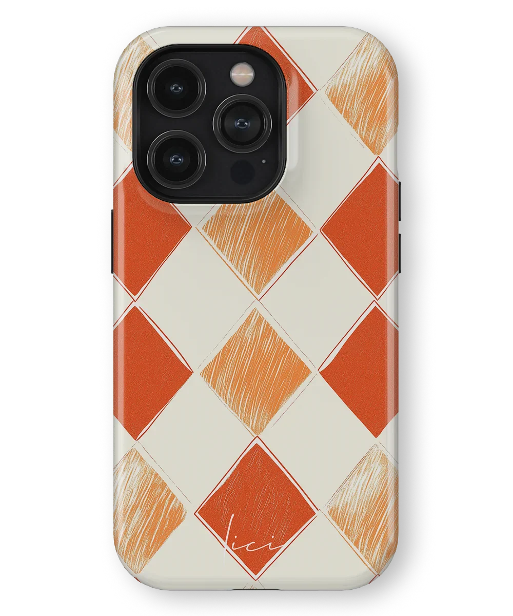 Orange Rhombus - iPhone 14 Pro