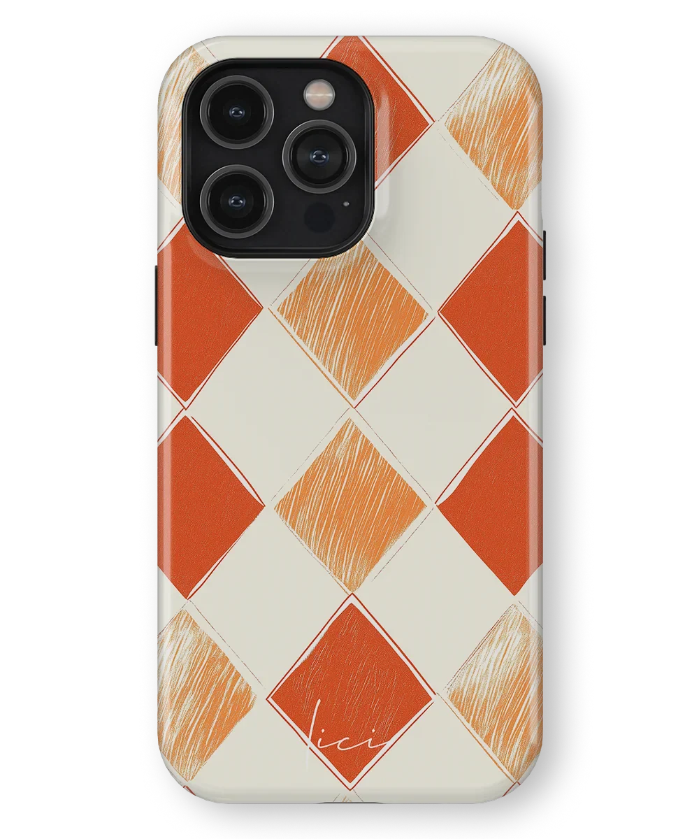 Orange Rhombus - iPhone 14 Pro Max
