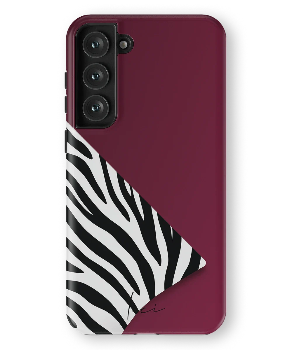 Burgund-Zebra - Samsung Galaxy S23 Plus