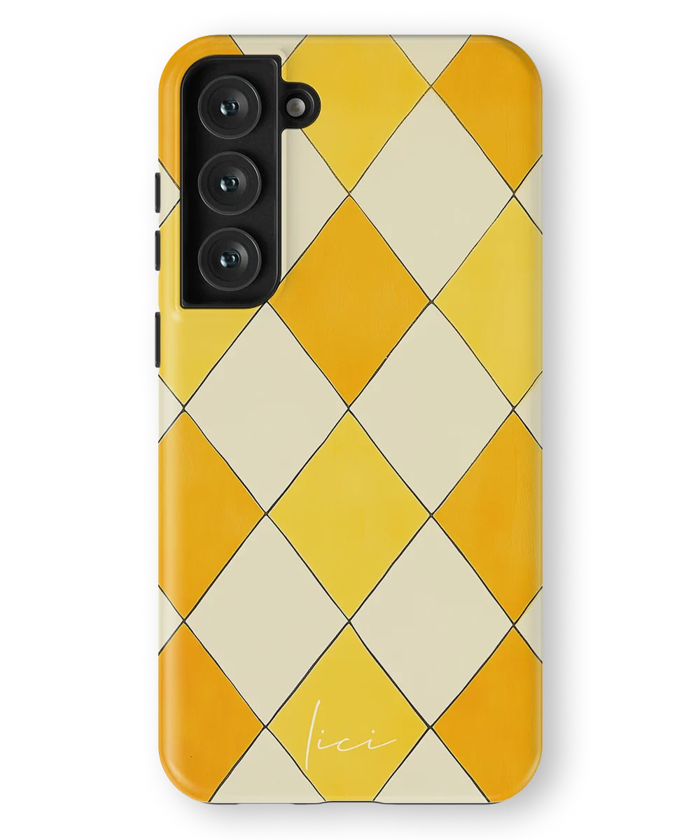Gelber Rombus - Samsung Galaxy S23 Plus