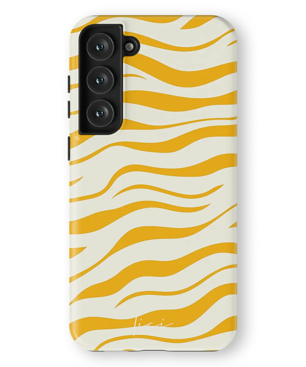 Stylisches gelbes Zebra - Samsung Galaxy S23 Plus